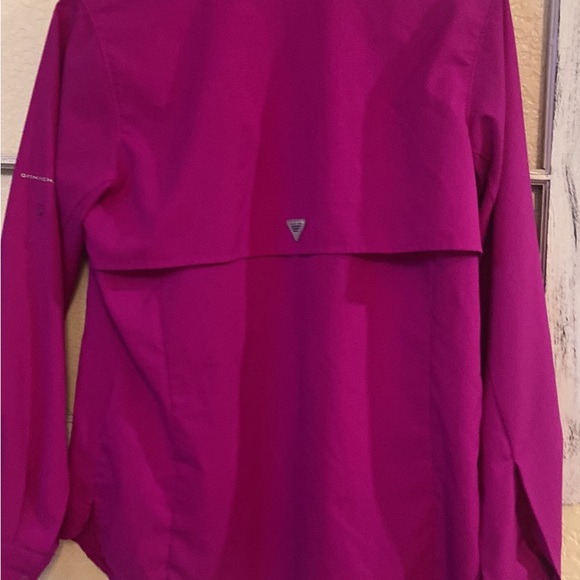Columbia Fuchsia Mesh Sporswear Sz Small - Picture 10 of 10